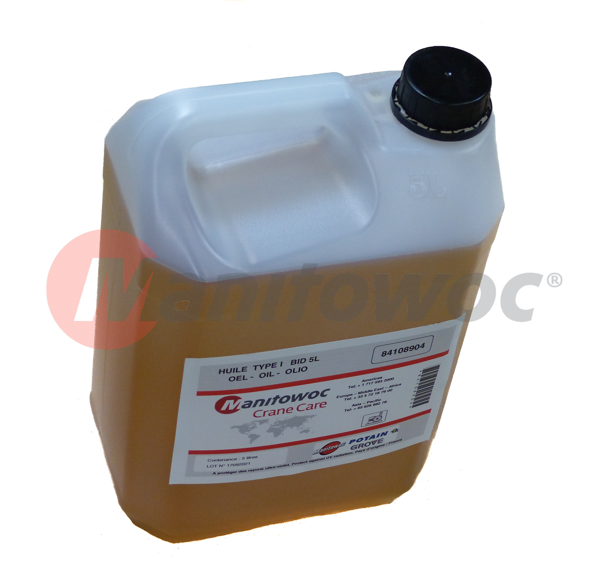 84108904 - "HYDRAULIC OIL|TYPE I 5L"
