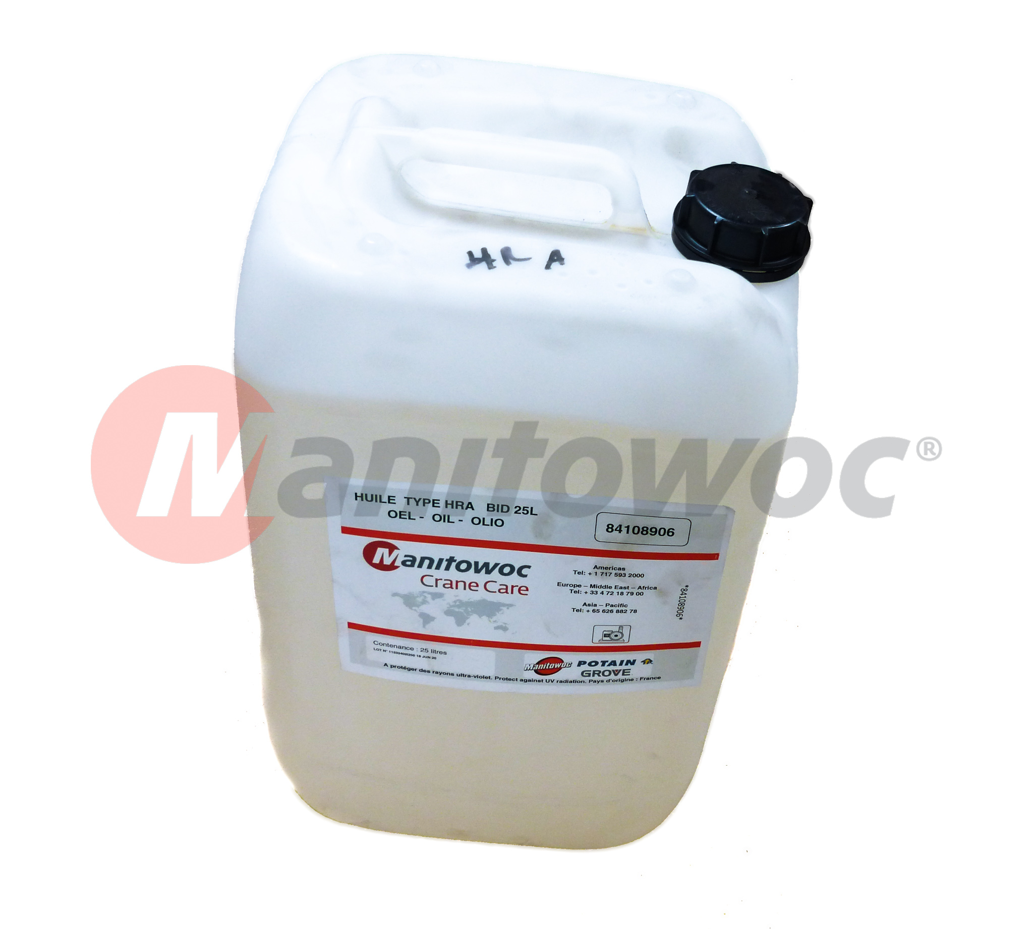 84108906 - "OIL|TYPE HRA 25L"